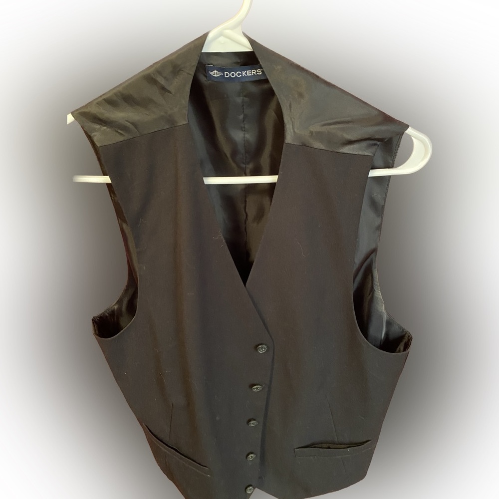 Dockers Vintage Men’s XL Black Vest